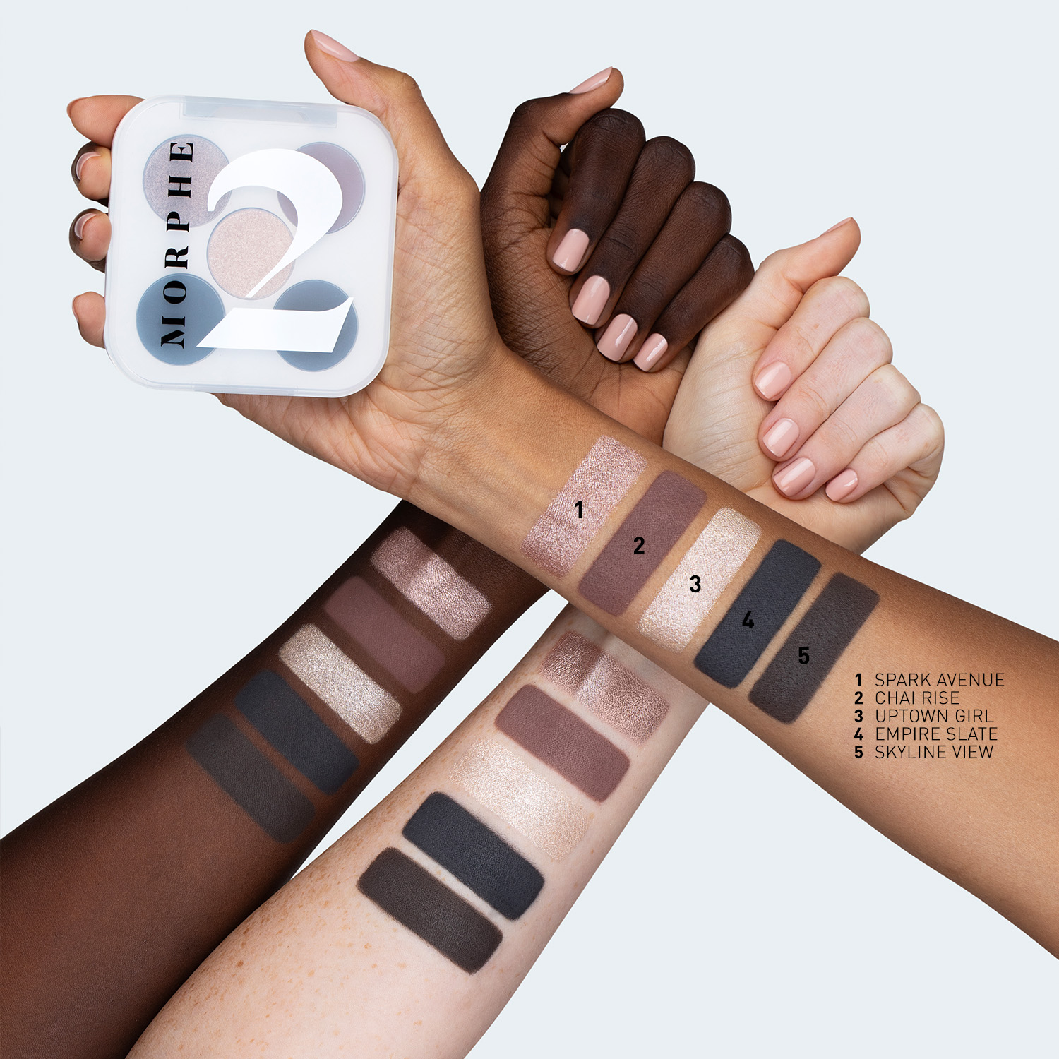 M2 READY IN 5 EYESHADOW PALETTE (PALETA DE SOMBRAS PARA OJOS)